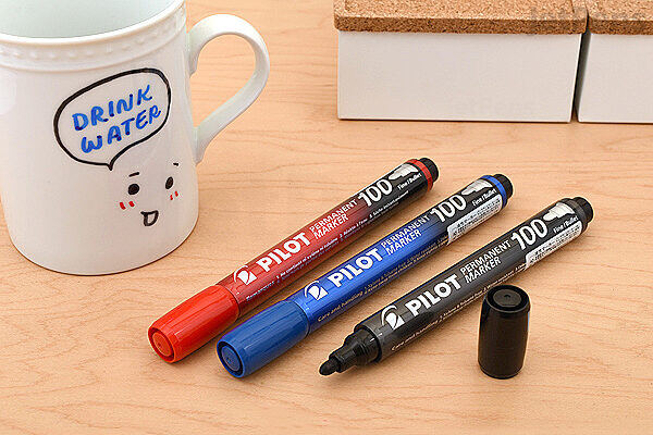 Permanent marker used for labeling party cups and decorations