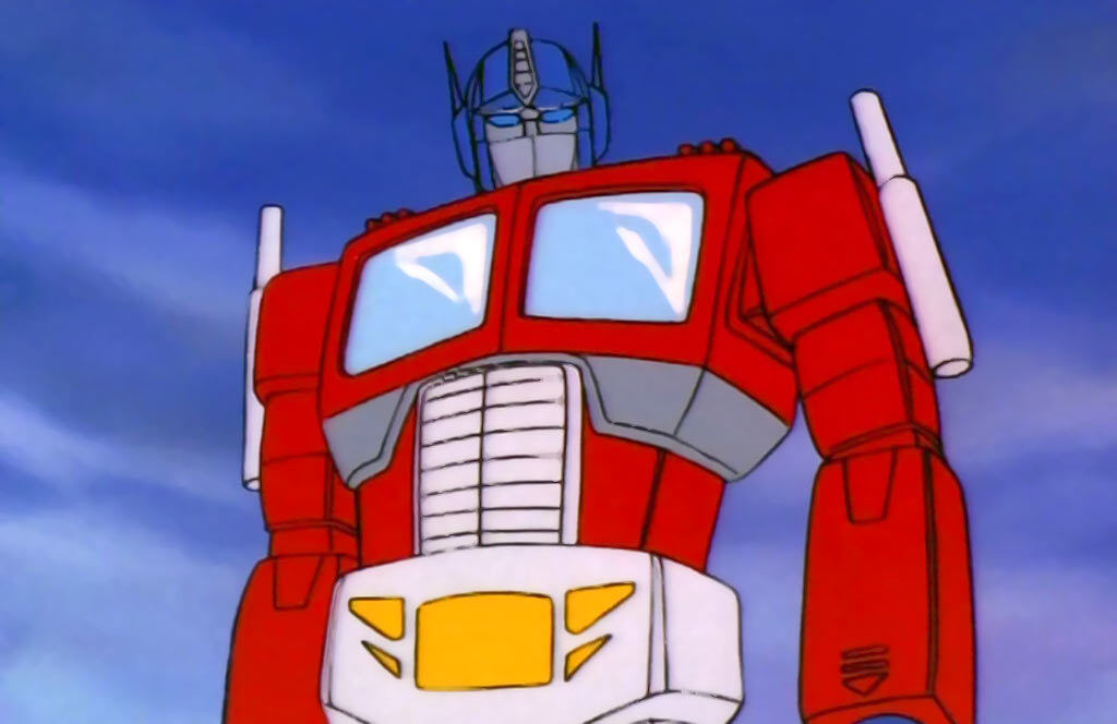 Optimus Prime cartoon illustration