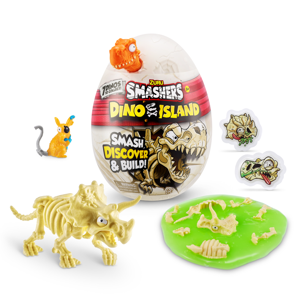 Smashers Dino Island invitation template